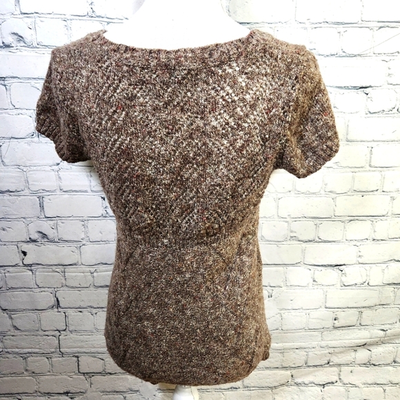 Maurices Women's Brown Knit Button Cardigan Down Sweater Top Size Medium - Picture 2 of 10